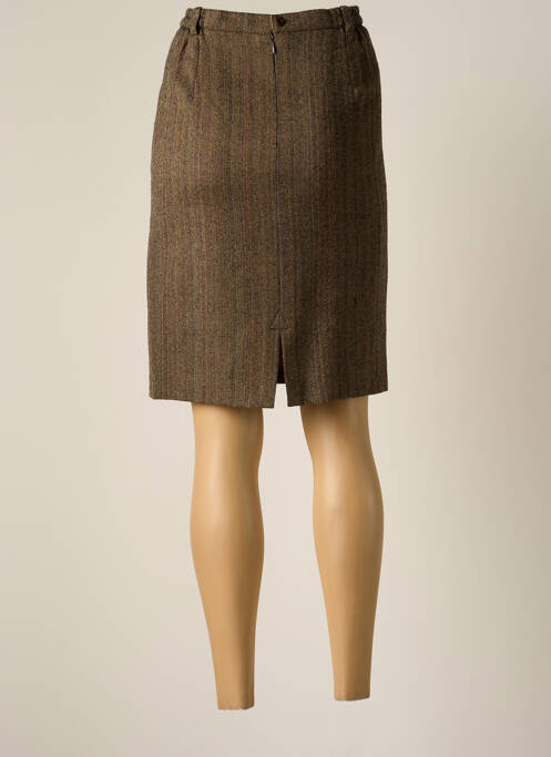 Fustă midi maro JUMFIL femeie