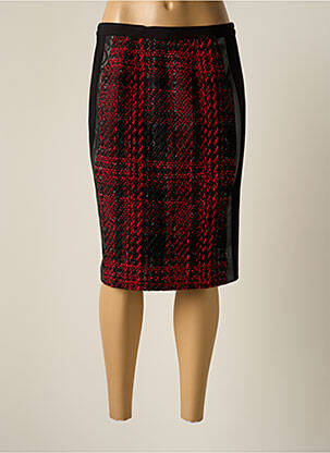 Fustă midi roșu JUMFIL femeie