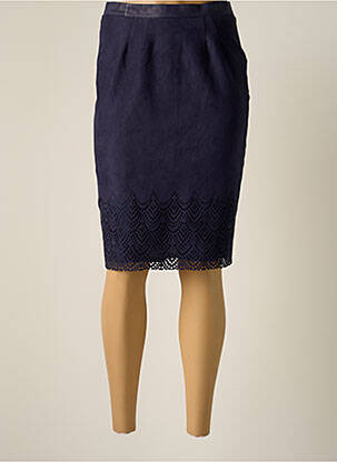 Fustă midi albastru JUMFIL femeie