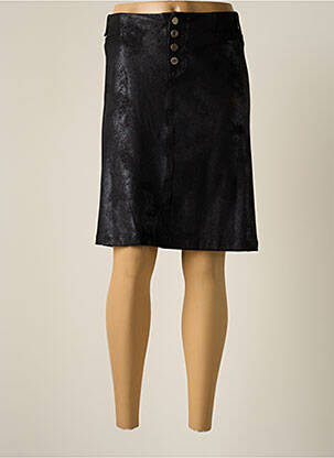 Fustă midi elasticitate negru FUEGO WOMAN femeie
