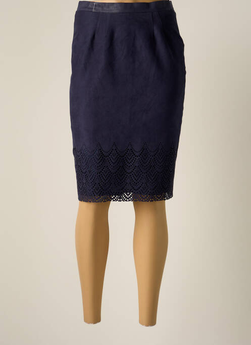 Fustă midi albastru JUMFIL femeie