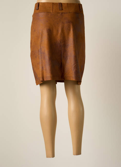 Fustă midi maro FUEGO WOMAN femeie