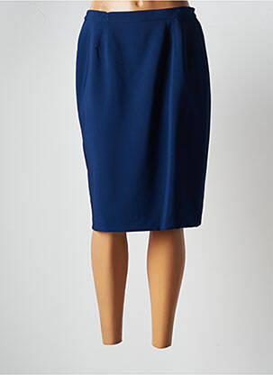 Fustă midi albastru JUMFIL femeie