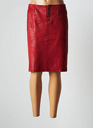 Fustă midi portocaliu FUEGO WOMAN femeie