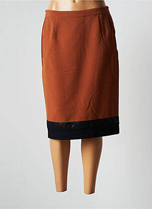 Fustă midi maro JUMFIL femeie