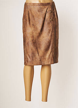 Fustă midi maro JUMFIL femeie