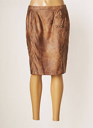 Fustă midi maro JUMFIL femeie