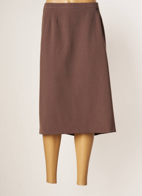 Fustă midi maro JUMFIL femeie
