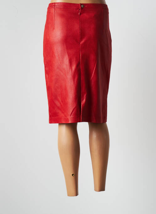 Fustă midi roșu JUMFIL femeie