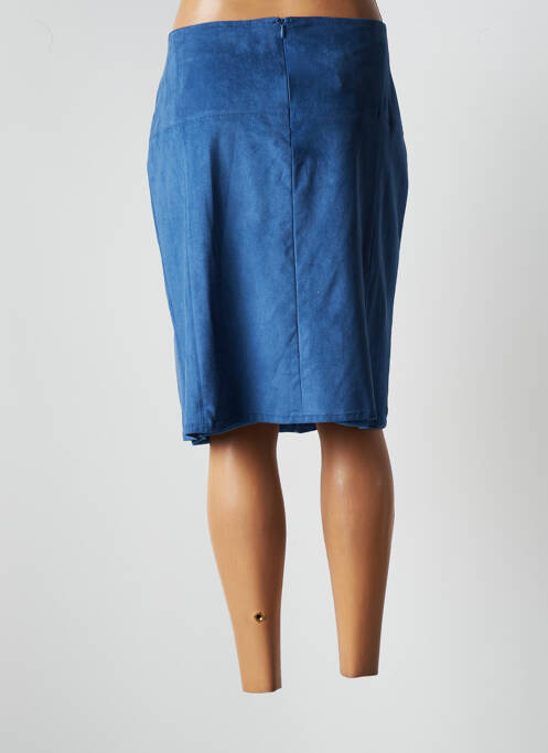 Fustă midi albastru JUMFIL femeie