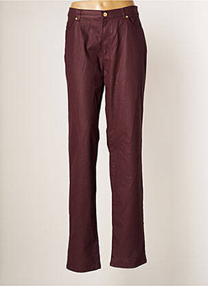 Pantalon drept roșu DENIM femeie