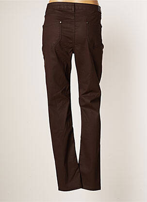 Pantalon slim elasticitate mărime normală maro CARLA KOPS femeie