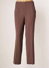Pantalon evazat talie elastică mărime normală maro JUMFIL femme