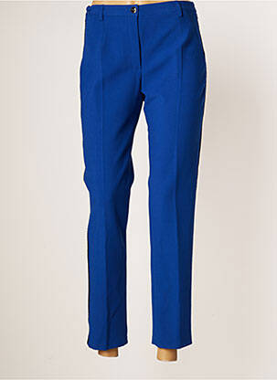 Pantalon slim talie înaltă talie înaltă albastru JUMFIL femeie