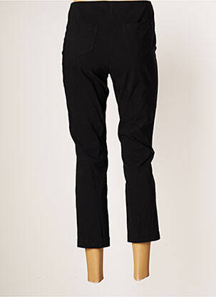 Pantalon 7/8 talie înaltă talie înaltă negru JUMFIL femeie