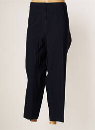 Pantalon drept elasticitate talie înaltă albastru JUMFIL femeie
