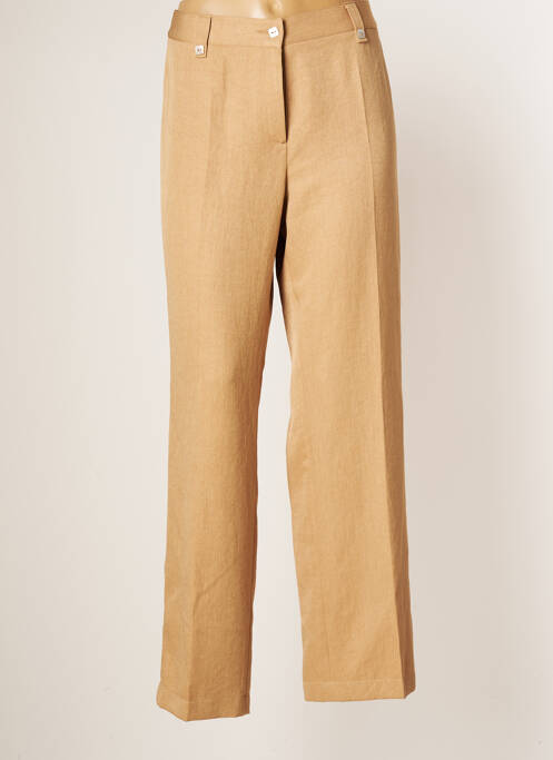 Pantalon evazat bej SAINT HILAIRE femeie