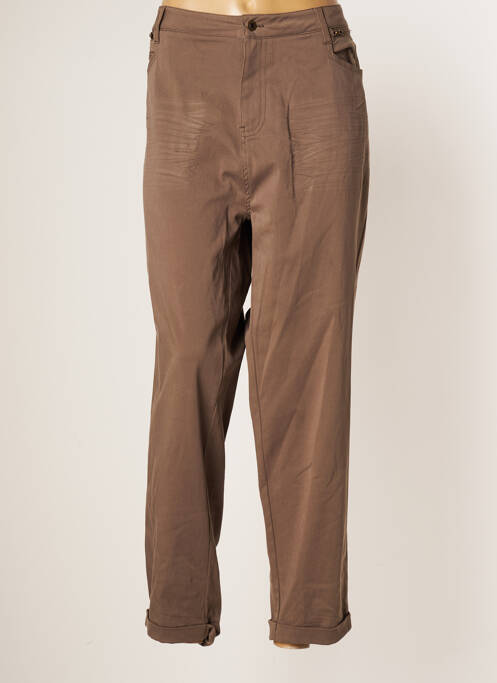 Pantalon drept maro FRED SABATIER femeie
