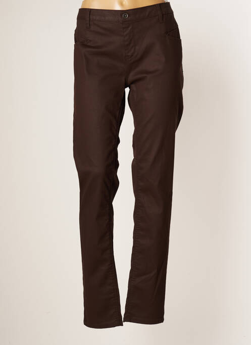 Pantalon slim maro CARLA KOPS femeie