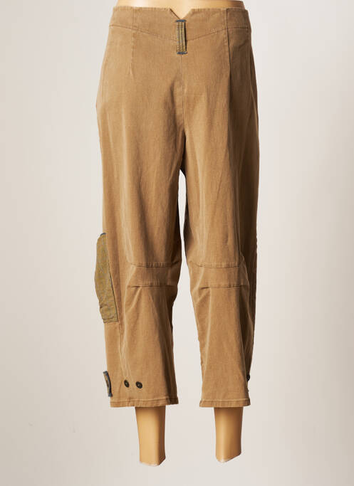 Pantalon trei sferturi maro ROSA ROSAM femeie