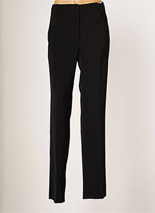 Pantalon drept țesătură poplin mărime normală negru JUMFIL femeie