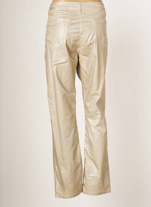 Pantalon slim bej LAUREN VIDAL femeie
