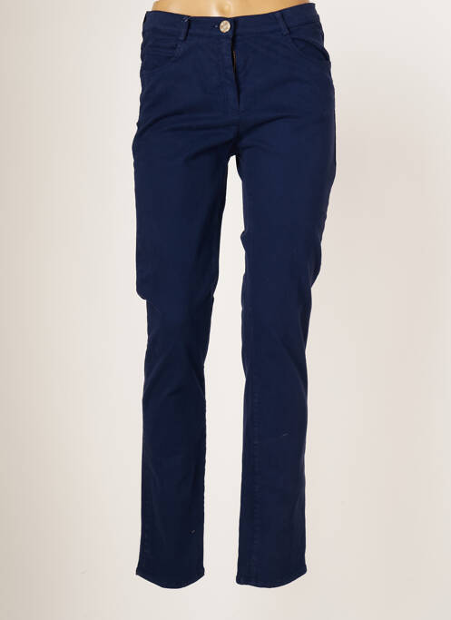 Pantalon slim albastru JUMFIL femeie