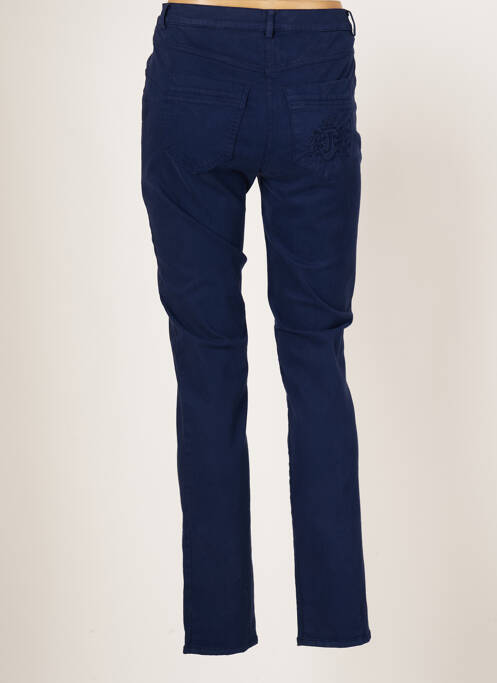 Pantalon slim albastru JUMFIL femeie