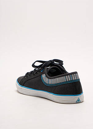 Adidași țesătură pânză vârf rotund negru LE COQ SPORTIF băiat
