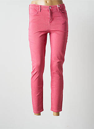 Blugi skinny talie înaltă talie înaltă roz GUESS femeie
