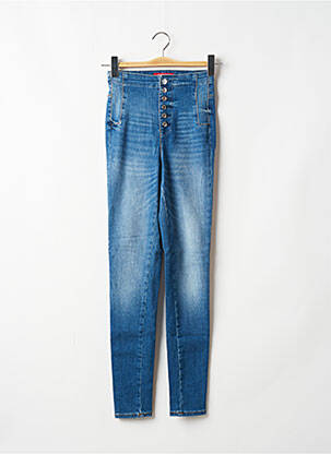 Blugi skinny talie înaltă talie înaltă albastru GUESS femeie
