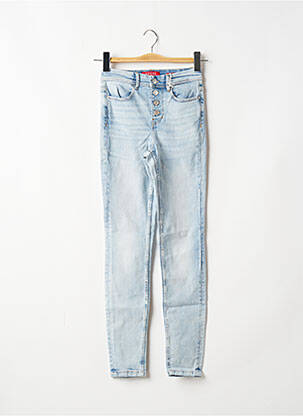 Blugi skinny talie înaltă talie înaltă albastru GUESS femeie