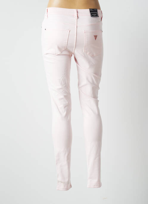 Pantalon slim roz GUESS femeie