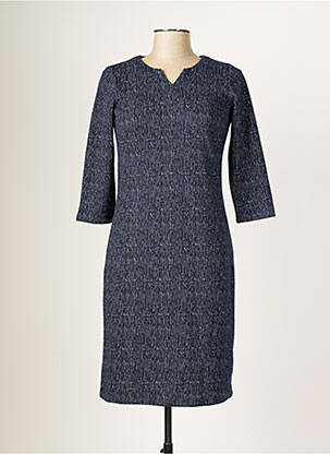Rochie midi mâneci lungi mâneci lungi albastru DAMART femeie