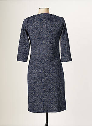 Rochie midi mâneci lungi mâneci lungi albastru DAMART femeie