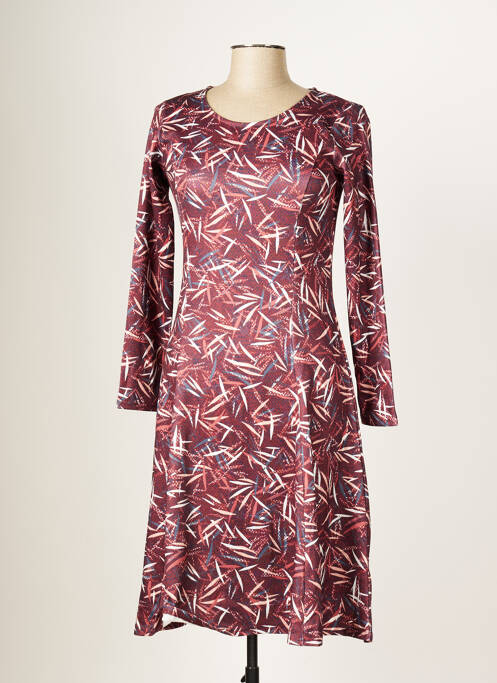 Rochie midi maro DAMART femeie