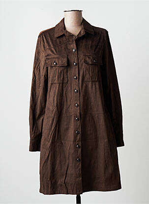 Rochie scurtă maro GUESS femeie