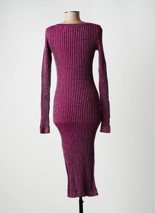 Rochie midi violet GUESS femeie