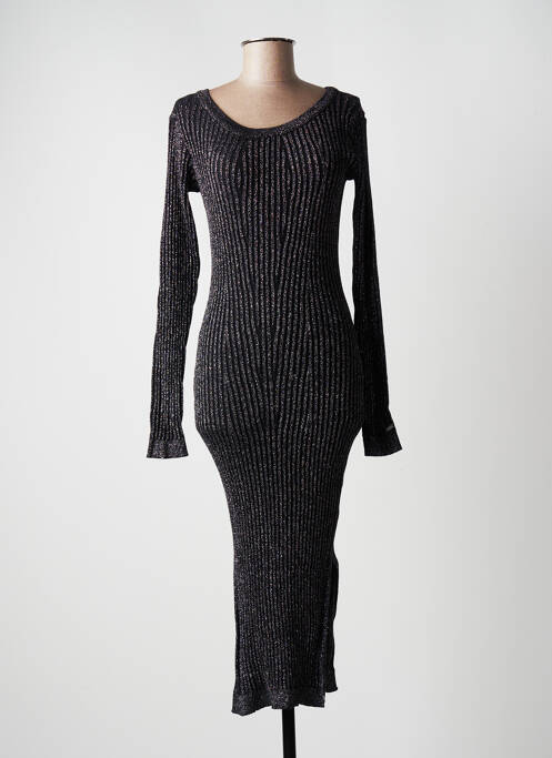 Rochie midi negru GUESS femeie