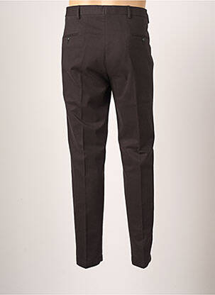 Pantalon slim țesătură poplin mărime normală negru DAN JOHN bărbat