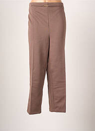 Pantalon slim talie elastică mărime normală maro DAMART femme