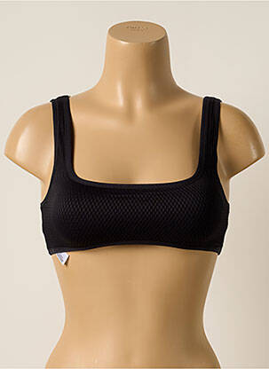 Sutien de costum de baie elasticitate top bentiță negru PRINCESSE TAM-TAM femeie