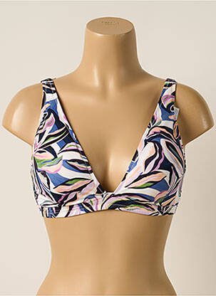 Sutien de costum de baie top triunghiuri top triunghiuri albastru PRINCESSE TAM-TAM femeie