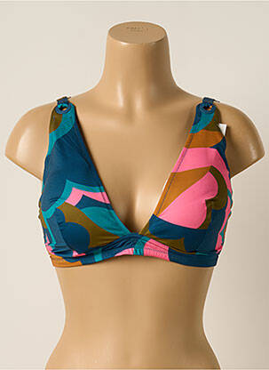 Sutien de costum de baie top triunghiuri top triunghiuri albastru PRINCESSE TAM-TAM femeie