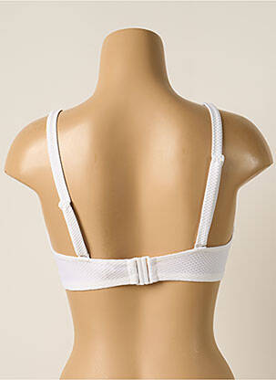 Sutien de costum de baie top triunghiuri top triunghiuri alb PRINCESSE TAM-TAM femeie