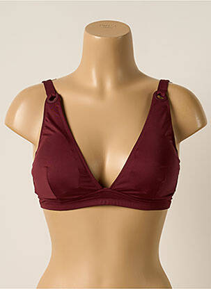 Sutien de costum de baie top triunghiuri top triunghiuri maro PRINCESSE TAM-TAM femeie