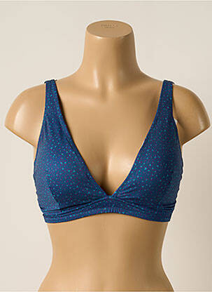 Sutien de costum de baie top triunghiuri top triunghiuri albastru PRINCESSE TAM-TAM femeie