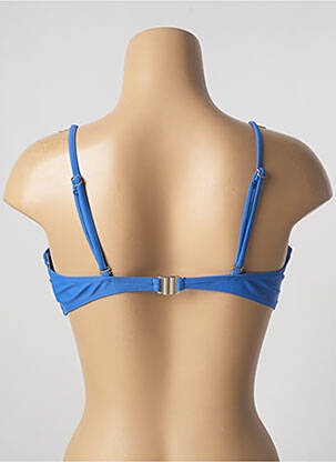 Sutien de costum de baie top sutien modelat top sutien modelat albastru SUN PROJECT femeie