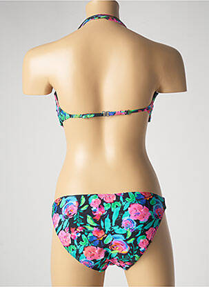 Costum de baie din două piese elasticitate negru SUN PROJECT fată