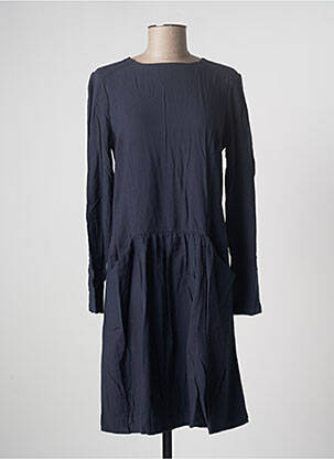 Rochie midi mâneci lungi mâneci lungi albastru ZYGA femeie